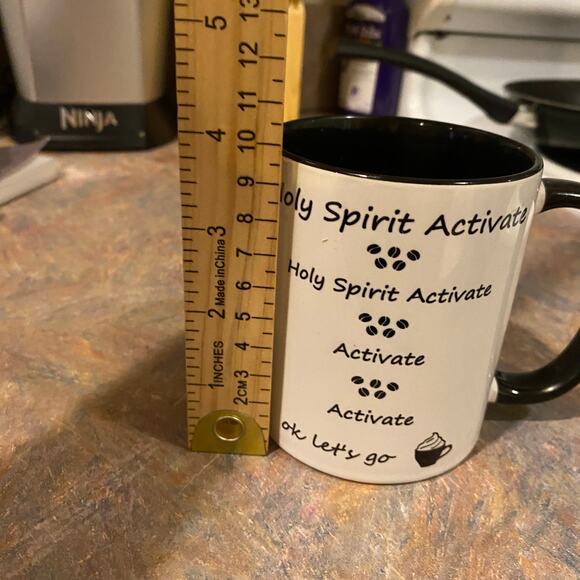 HOLY SPIRIT ACTIVATE Let’s Go !!! Coffee Mug Religion Fellowship Christian Gift - Picture 4 of 6